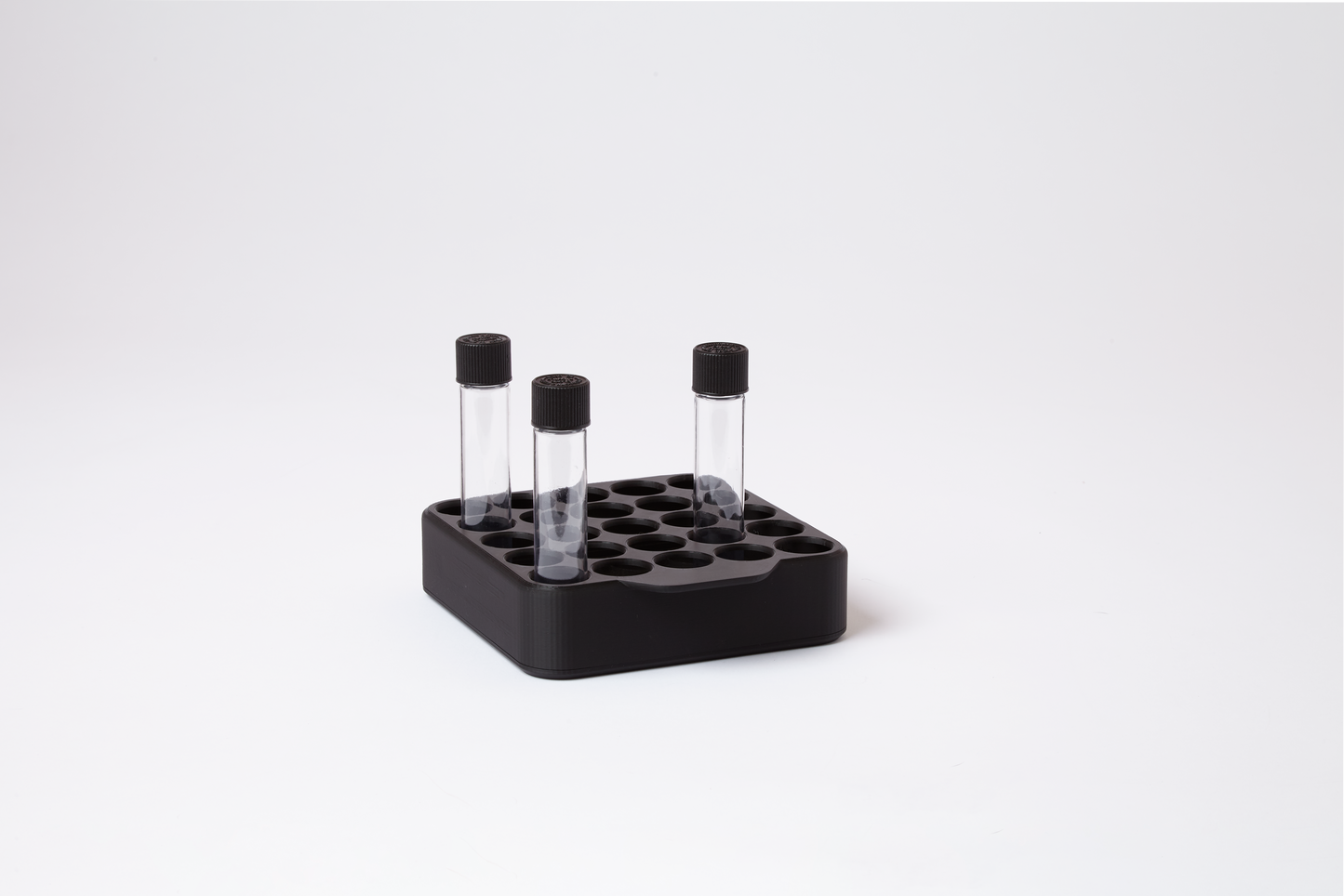 Grid Pre-Roll Display – Holds 25 Tubes (22mm Diameter)