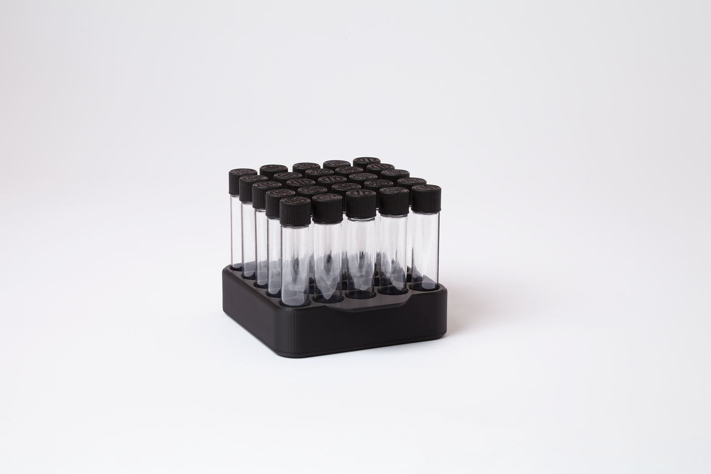 Grid Pre-Roll Display – Holds 25 Tubes (22mm Diameter)