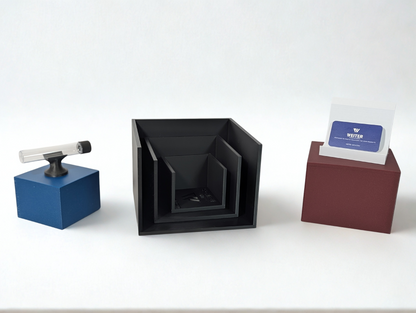 Square Display Risers – 4", 6", and 8" Heights