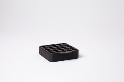 Grid Pre-Roll Display – Holds 25 Tubes (22mm Diameter)
