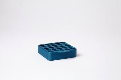 Grid Pre-Roll Display – Holds 25 Tubes (22mm Diameter)